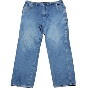 Mens Wolverine Carpenter Straight Leg Denim Blue Jeans